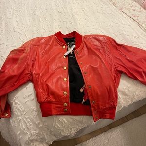 Thrifted Escada Bomber Jacket!